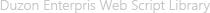Duzon Enterpris Web Script Library